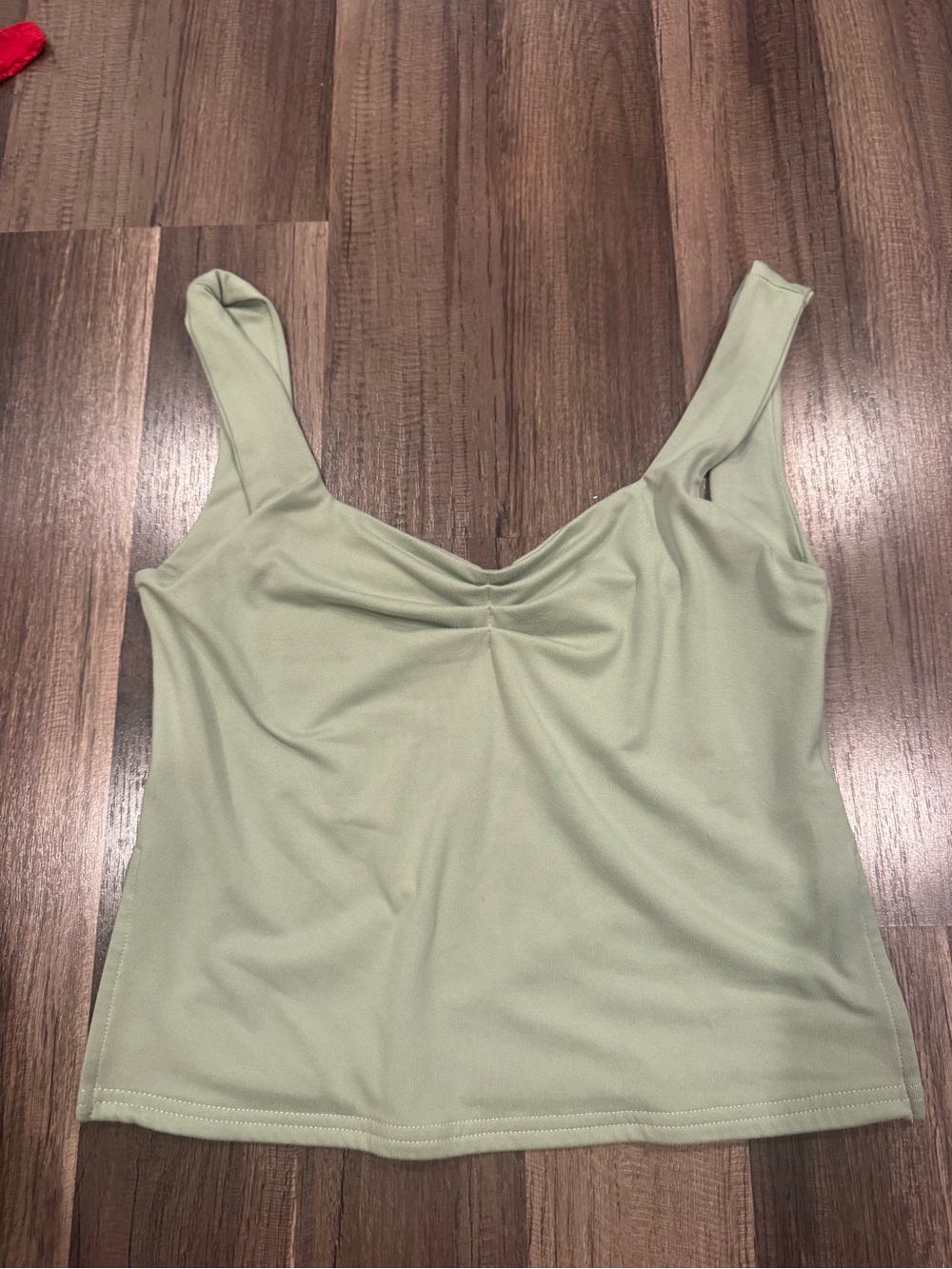 Classic Scoop Neck Women’s Tank Top - Sage Green